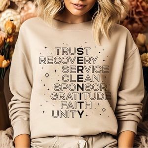 Sobriety “serenity” sweatshirt